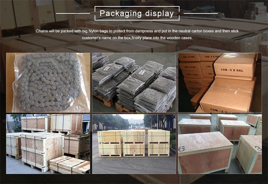 Steel pintle chains packing detail Steel pintle chains packing detail