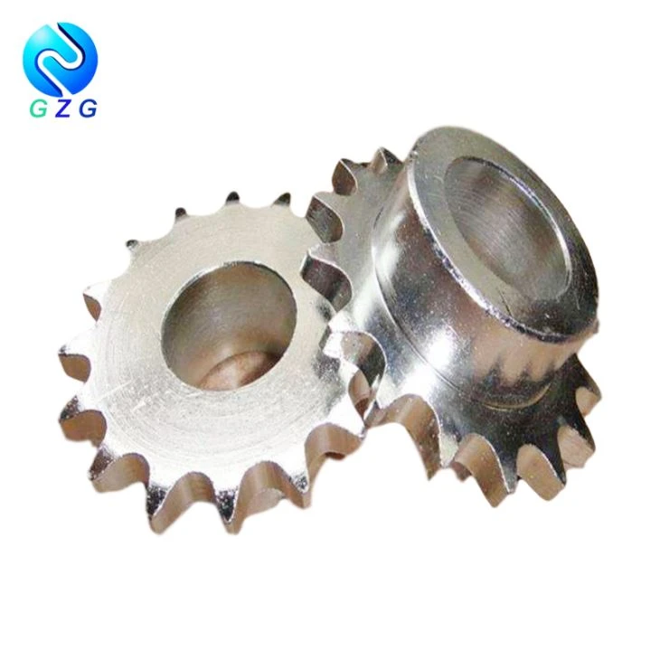 Galvanized Sprocket On Surface