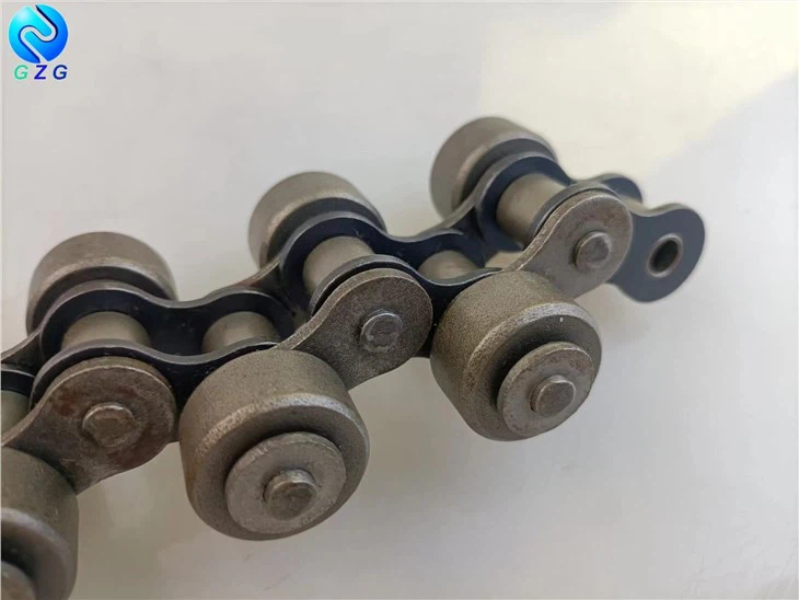 conveyor chain with outboard rollers PSR plover type